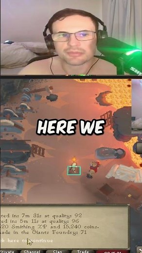 The Road to 82 Smithing Starts Here ⚒️ #osrs #oldschoolrunescape #gaming #osrspodcast #funny