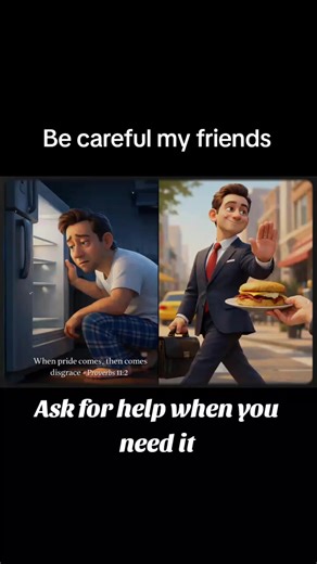 My fellow broke but prideful brothers and sisters. We be companions, but let's humble ourselves before God, let's say thank you and don't fall down from hunger. Sometimes believers, God will need to remove all we have. But what we do in this season will either strengthen us, teach us or forever destroy us. That's the reason some people say prayer doesn't work and when they were in Christ they didn't have anything. I can tell you since rededicating myself to God this is the most broke I have been