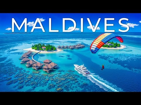 Wonders of the Maldives | Discover Crystal Waters, White Sand Beaches, Coral Reefs | Travel Video 8K