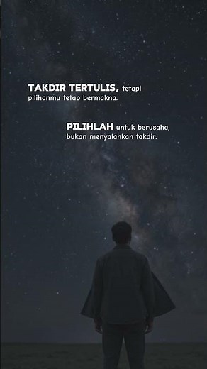 Jika Takdir Sudah Tertulis, Mengapa Kita Masih Harus Memilih?