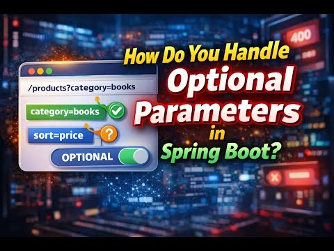 How do you handle optional query parameters in Spring Boot? | Java interview questions