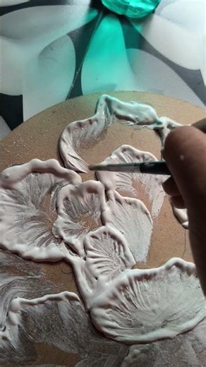 ✨ Turning simple texture paste into a beautiful 3D flower masterpiece! 🌸🎨