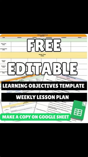 Hi Teachers and Homeschooling Parents! School Opening is just around the corner and as I am preparing my weekly lesson plan for the School year 2025 - 2026, I'd like to share it with you! When you open the Google Drive below, you will find the following google sheet files: 1. Copy of SAMPLE WEEKLY LESSON PLAN 2. Copy of EDITABLE LESSON PLAN TEMPLATE Inside each sheet, you will find a sample weekly learning objectives too! Important Note: Please make a copy before editing the file. I hope you wil