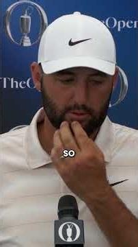 Scottie Scheffler did not want to find his golf ball on the 17th hole at Royal Birkdale!