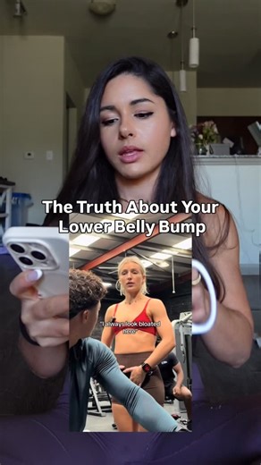Alex Allen on Instagram: "So many people sent me this video and it’s such a healthy conversation to have. He said her lower belly wasn’t fat, just that she’d eaten, and that’s true! After we eat, our stomach naturally expands because, well, there’s food and digestion happening. But even beyond that, most women have a small layer of essential body fat in that area and that’s not a flaw. It’s protection. It’s hormone support. It’s normal. To get rid of it completely, you’d often have to get extrem