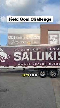 Field Goal Challenge: SOUTHERN ILLINOIS #siu #salukis #collegefootball #southernillinois #fieldgoal