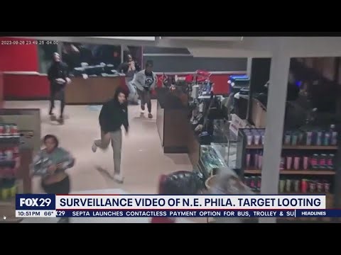 New looting surveillance video released by Philly police