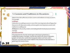 Grade 5 QH: Lesson 4 Qatari Community Components