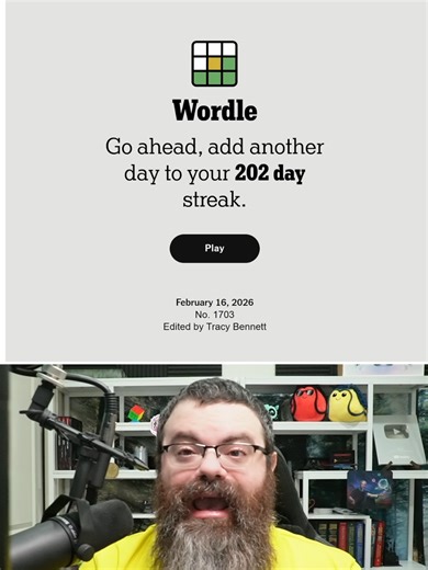 Wordle and Connections Feb 16, 2026 #nytgames #wordletok #rangsk | wordle