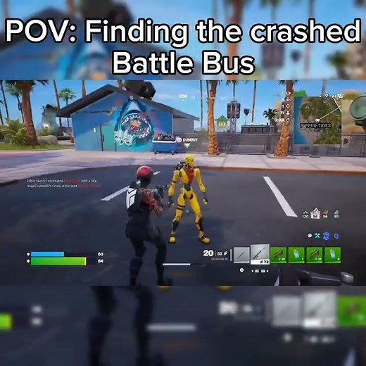 I Found the CRASHED Battle Bus! 💔 (Fortnite Chapter 7)