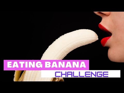 How to eat Banana | Banana Challenge 🍌🍌