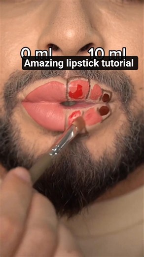 Amazing lipstick tutorial #shorts #makeup #lipstick #hack #lipcombo #tutorial