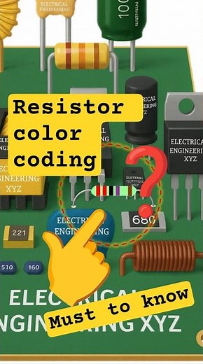 Fast Resistor Color Code Decoding RED RED BLACK VIOLET BROWN