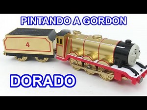 Gordon de ORO custom Thomas y sus amigos Trackmaster