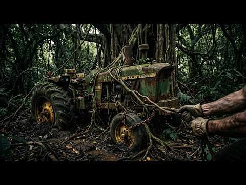 ASMR Car Restoration! 1964 john Deere 4020 Tractor Full Restoration