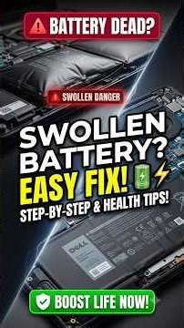 DON'T Make This Mistake! 🛑 Laptop Swollen Battery Replacement & 20-80% Charging Rule