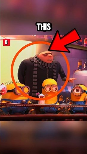 DID YOU NOTICE THIS DETAIL IN DESPICABLE ME? 😮