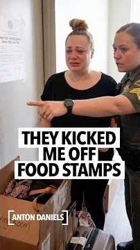 Single mother who refuses to get a job said shes angry she's getting kicked off food stamps, evicted