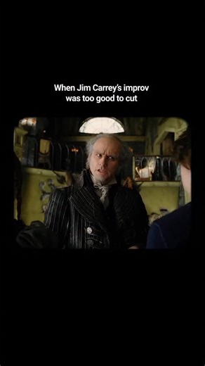 The Movie Box on Instagram‎: "‏There’s a scene in A Series of Unfortunate Events where Jim Carrey, as Count Olaf, completely blanks on his lines. But instead of breaking character, he just rolls with it mumbling, stalling, and turning it into something that feels totally Olaf. What’s wild is the director, Brad Silberling, loved it so much he kept it in the movie. It wasn’t planned, it wasn’t scripted but it was perfect. ‏Just Carrey being Carrey😍"‎