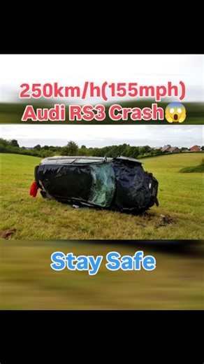 quattrobics | 250 km/h Gone Wrong: Audi RS3 High-Speed Crash 📸📹@desert2696 #audi #audirs3 #quattro #audirs #audicrash #crash #quattrobics | Instagram