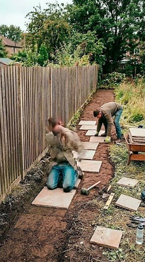Overgrown Yard to Stunning Garden Path in 1 Day! 🌿✨