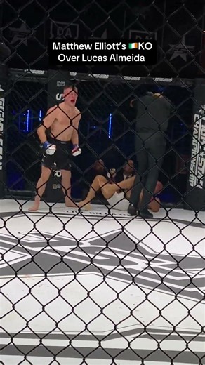 🚨 MATTHEW ELLIOTT WITH THE KO! 🚨#fightstarchampionship #knockout #ireland #fightacademyireland