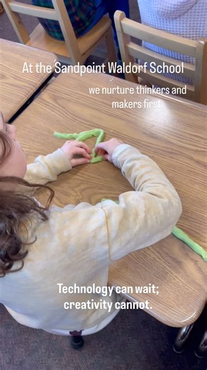 At Sandpoint Waldorf School, we nurture thinkers and makers first. By cultivating creativity, curiosity, and deep human skills, we prepare students not just to use technology— but to shape the future with purpose and intention. Would you like to learn more? Join a tour— Saturday February 28th at 10 AM Visit the link in our profile to find out more! #waldorfeducation #sandpointwaldorfschool #sandpointliving #sandpointwaldorf #getoutside | Sandpoint Waldorf School