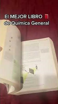📚 El MEJOR LIBRO de QUÍMICA GENERAL 🥇 (Ralph Petrucci) #librosrecomendados