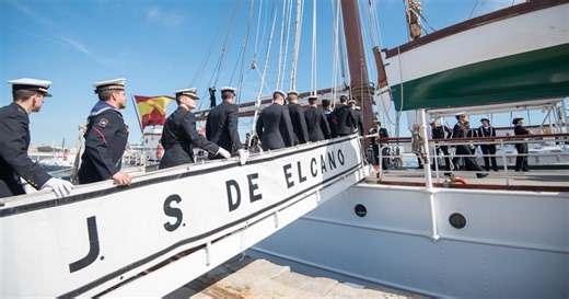 El buque escuela ‘Juan Sebastián de Elcano’ sale desde Cádiz un año más para su instrucción: visitará el Caribe o la costa de EEUU