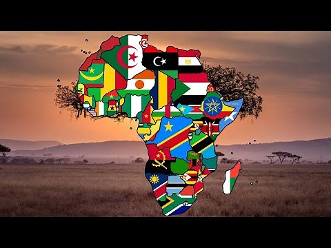 Africa Flag Map Speedart (Remake)