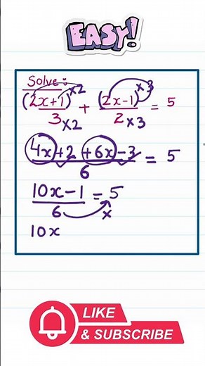 Algebra Made Easy #algebra