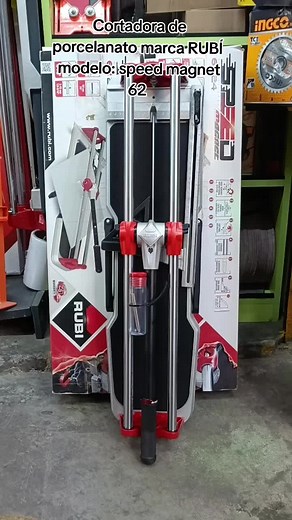 Cortadora de Porcelanato Rubí Speed Magnet 62 en Perú