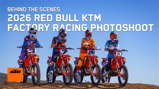 Behind the Scenes | 2026 Red Bull KTM Factory Racing Team Photoshoot