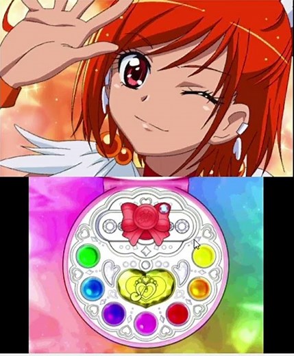 Smile Precure: Let's Go! Marchen World 3DS Cure Sunny Transformation and Attack