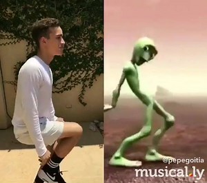 Duet with the funniest alien on musical.ly! | TikTok