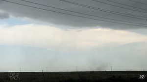 Quick video of the #tornado we intercepted 17 miles west of Dalhart, TX at 4:40 PM CDT June 8, 2025. US National Weather Service Amarillo Texas | 806 Storm Chasers