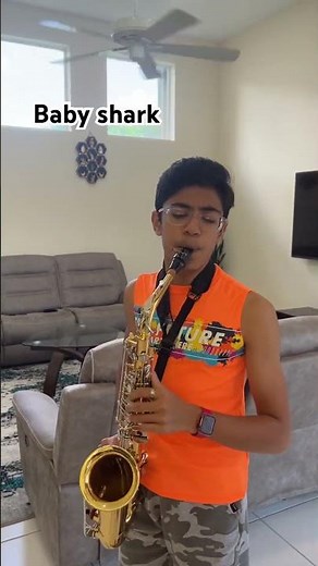 Baby shark 🦈 intro | saxophone |babyshark | ytshorts |shorts |kids