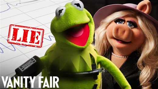 Miss Piggy Kermit Take a Lie Detector Test | Vanity Fair | Adam Lance Garcia