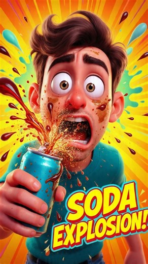 Why Soda Explodes After You Shake It 🥤💥 Zack D. Films, 3D animation, storytelling, physics explained
