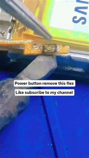 samsung a10s power button change this flex patta remove #mobilerepairing #smartphone #samsung