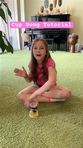 Raleigh gives a cup song tutorial #cupsong #pitchperfect