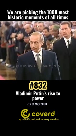 Top Historic Moments on Instagram: "On the 7th of May 2000, Vladimir Putin took his first presidential oath in the Grand Kremlin Palace's Andreyevsky Hall in Moscow. The ceremony, attended by Russia's political elite including Boris Yeltsin, saw Putin swear on the Constitution to respect rights and defend the nation. Chief Justice of the Constitutional Court administered the oath. Putin then delivered a brief inaugural address emphasizing unity and revival. The event marked the formal transfer o
