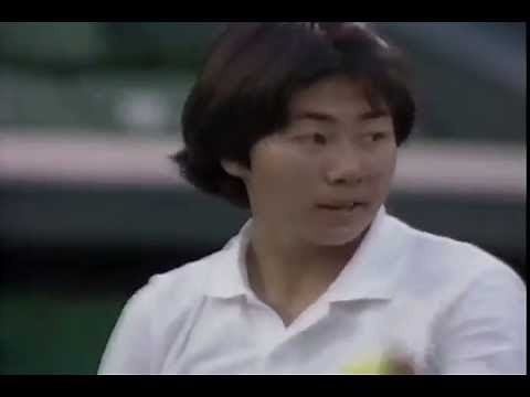 1987マルコーウインブルドンジュニア選手権大会平木理化対遠藤愛