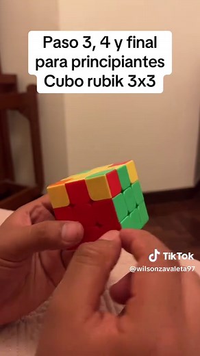 Cómo armar el cubo Rubik 3x3: Paso 3, 4 y final