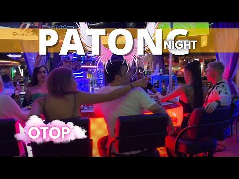 [4K 🇹🇭] Phuket 2023 Patong OTOP Night Market Walking around Bars Area