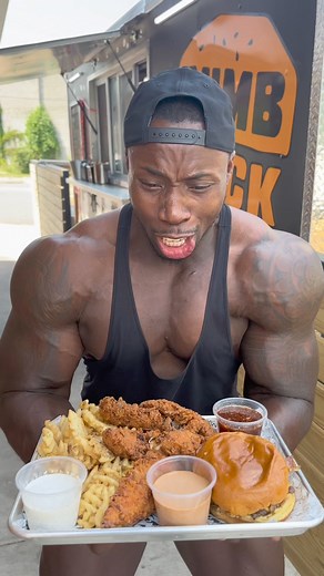 @dumb.cluck chicken tenders off the chain! 😩🍗•📍1402 Cemetery Avenue Chattanooga, Tennessee•••#chickentenders #foodtruck #foodie #happy #chicken | Biggroove