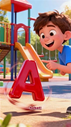 “Belajar ABC & 123 Jadi Seru! Yuk Ikut! 😆✨”. #shorts #belajar #anakanak #seru