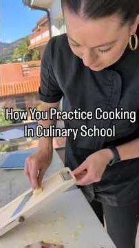 Behind the Scenes of Culinary School Hands On Practice - Homebody Eats