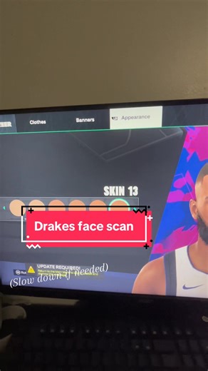 Drake's Face Scan Guide for NBA 2K25