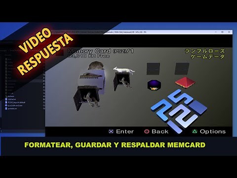 PCSX2 : Como guardar, formatear y respaldar archivos "memcards"
